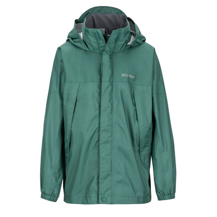 Marmot PreCip Jacket - Boys, Mallard Green, L, 50900-4759-L