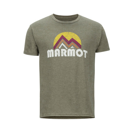 Marmot Pt Reyes Tee Short Sleeve Shirt - Mens, Olive Heather, Extra Large, 44230-4480-XL