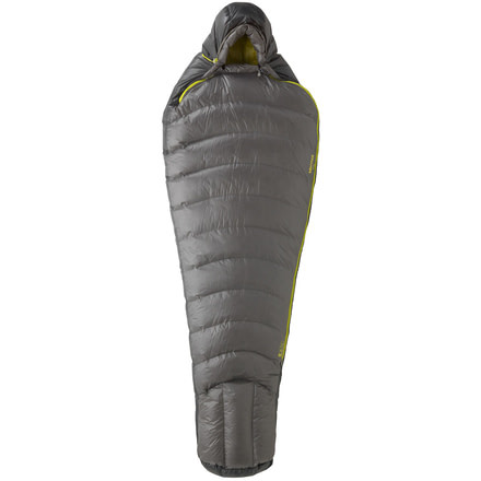 Marmot Quark 30 Sleeping Bag-Cinder/Citronelle-Long-Left