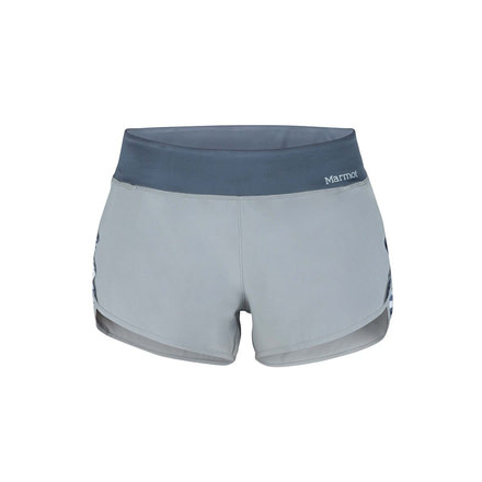 Marmot Reflects Short - Womens, Grey Storm/Steel Onyx, L 49600-1913-L