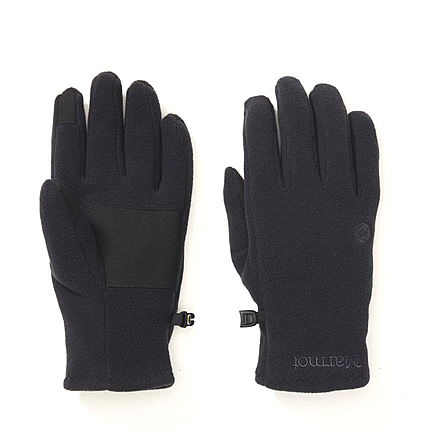 Marmot Rocklin Fleece Glove, Black, M, M15919-001M