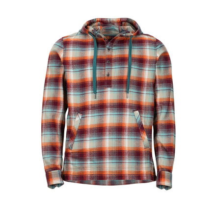 Marmot Rolin Heavyweight Flannel Long Sleeve Shirt - Mens, Dark Rust, Small, 42910-9805-S