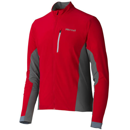 Marmot Stretch Light Jacket - Men's-Team Red/Cinder-X-Large