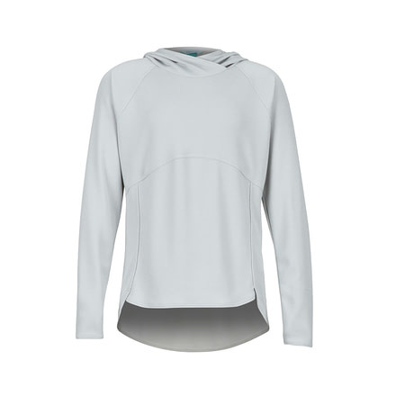 Marmot Sunrift Hoody - Girls, Bright Steel, Medium, 42810-1862-M