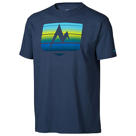 Marmot Sunrise Stripe Short Sleeve Tee - Mens-Twilight-X-Large