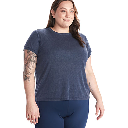 Marmot Switchback Short Sleeve - Womens, Arctic Navy, 3X, M12642-2975-3X