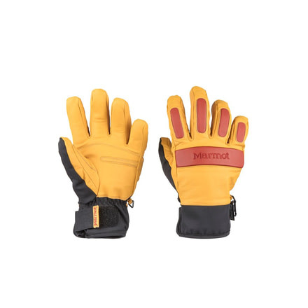 Marmot Tahoe Undercuff Glove - Mens, Tan/Dark Rust, Small, 14280-7802-S