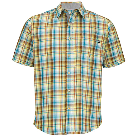 Trailhead Short Sleeve Shirt - Mens-Yellow Light-Small