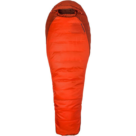 Marmot Trestles 0 Sleeping Bag Synthetic-Orange Haze/Dark Rust-Wide-Left