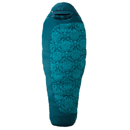 Marmot Trestles 15 Women's Sleeping Bag- Ocean-Regular-Right