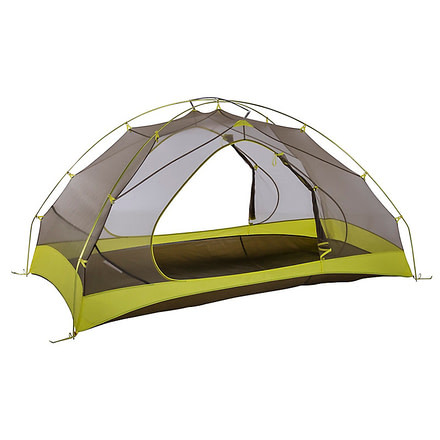 Marmot Tungsten Ultralight Hatchback 2-Person Tent, Dark Citron/Citronelle, One Size, 39020-9819-ONE