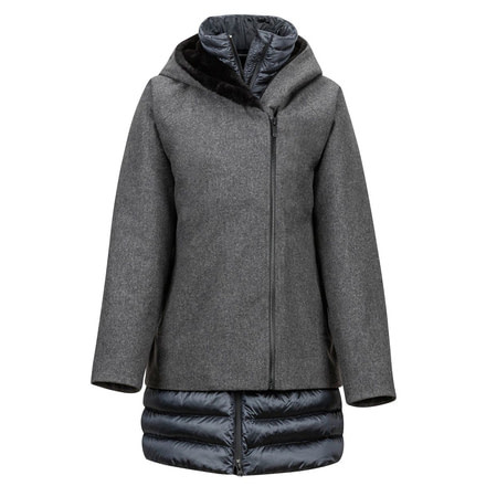 Marmot Victoria Jacket - Womens, Grey Heather/Steel Onyx, Medium, 79760-GH/SO-M-DEMO