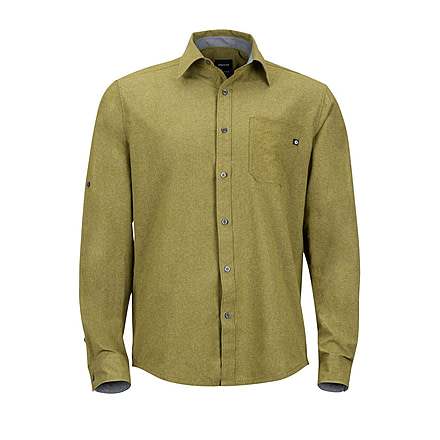Marmot Windshear Long Sleeve Shirt - Mens, Military Green, L 43260-4050-L