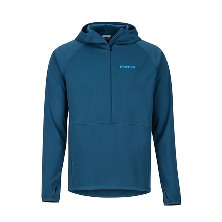 Marmot Zenyatta 1/2 Zip Hoody - Mens, Denim, Medium, 81330-200-M