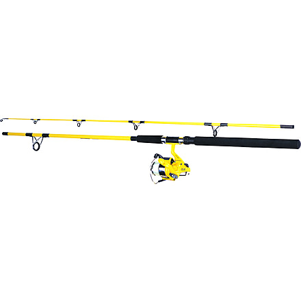 Master 656 / 3476Y SW Spinning Combo, 50 sz 1 Brg. Reel w/15# Line, 7', 2pc, M, Yellow, DN130-WL