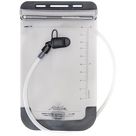 Matador Packable Hydration Reservoir, Charcoal, MATRS2L001BK