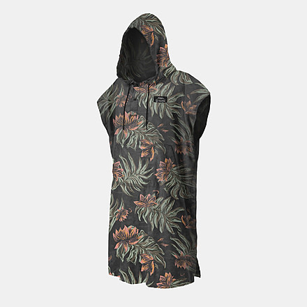 Matador Volcom Packable Towel Poncho, Marble Floral, One Size, MVPO01MF