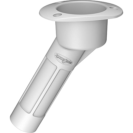 Mate Series Plastic 30 Rod &amp; Cup Holder - Open - Oval Top - White 72527