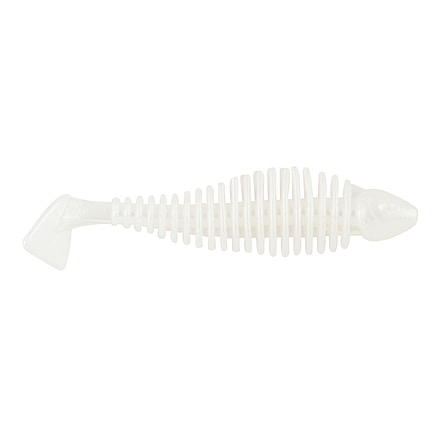 Matzuo Gaikotsu 2.5in Ribbed Swimmer 8pk, Pearl, MTZGK2.5PRL