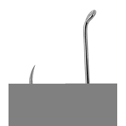 Matzuo Octopus Sickle Hook 2/0, Black Chrome, 25 per Pack, 141012-2/0