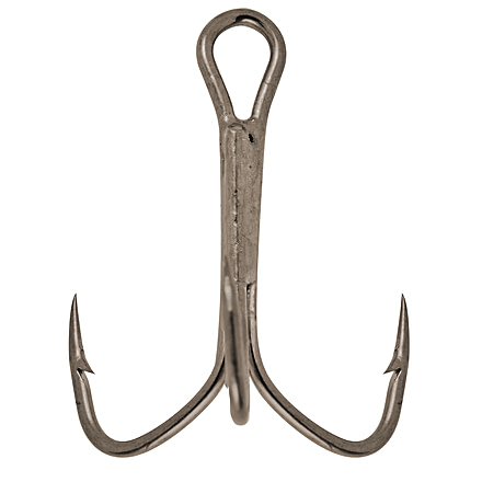 Matzuo Sickle Treble, Black Chrome, Size 1, 340011-1