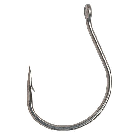 Matzuo Wacky Worm 3/0 Black Chrome 25pk, 430012-3/0