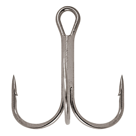 Matzuo XX Strong Treble Hook, Black Chrome, Size 8, 300011-8