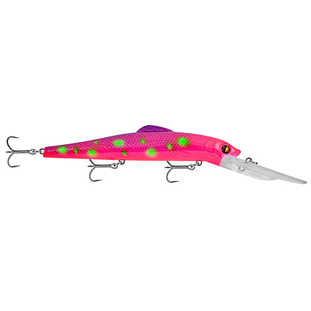 Matzuo Zanda Shad Diver, Pink Zombie, 4-3/8in, MZZS11D-PKZ