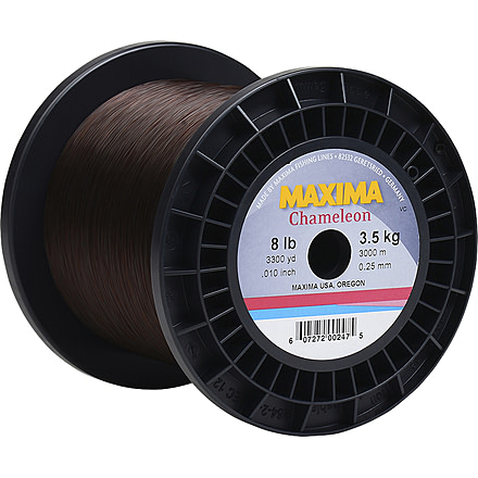 Maxima Chameleon Bulk Mono Line 8lb 3300yd, MBC-8