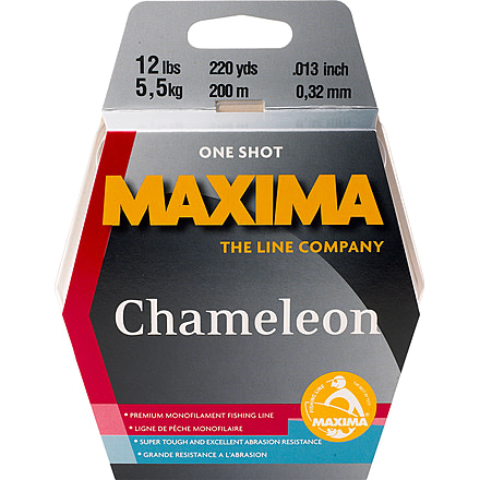 Maxima Chameleon Mono Line 1-Shot Spool 6lb 250yd, MOC-6