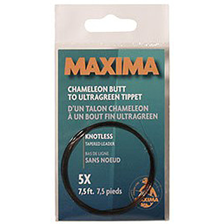 Maxima Knotless Tapered Leader 7ft 0X, KTL7-0X