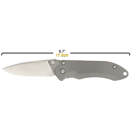 Maxpedition Excelsa Small Framelock Folding Knife, D2 blade, Titanium handle FRMLCKS