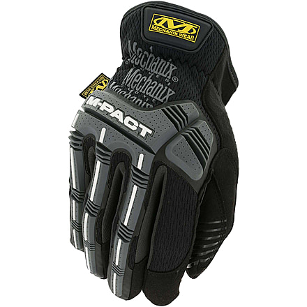 Mechanix Wear M-Pact Open Cuff Gloves - Mens, Black/Grey, Small, MPC-58-008