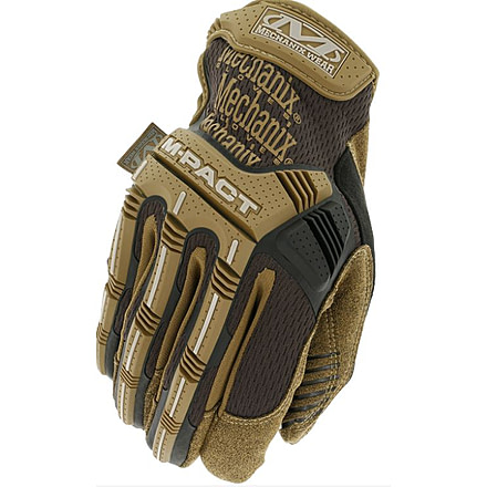 Mechanix Wear M-Pact Thermoplastic Rubber Gloves - Men's, Brown, Small MPT-07-008