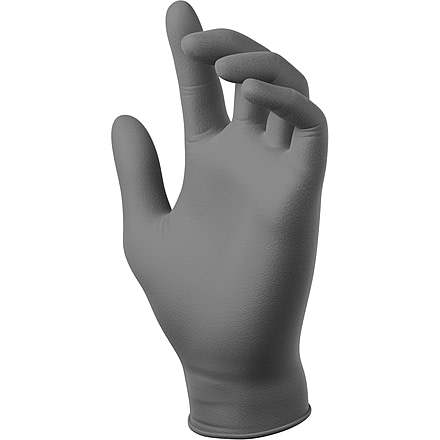 Mechanix Wear 50 CT Nitrile 6 Mil MiniMan Gloves - Mens, Grey, Large, D07-08-010-050