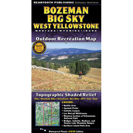 Media Bozeman, Big Sky, and West Yellowstone Area Map