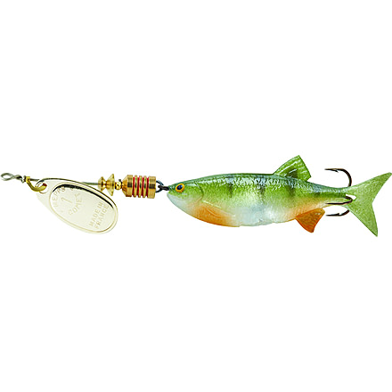 Mepps Comet Mino In-Line Spinner 1/6 oz Silver-Perch, C1M S-PCH
