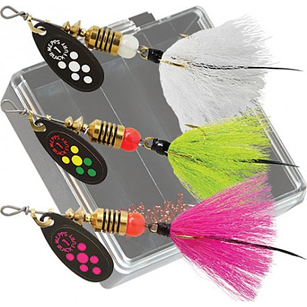 Mepps Trout Pocket Pac - Black Fury Dressed 654749