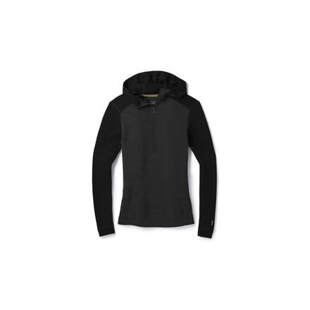 Smartwool Merino 250 Baselayer 1/2 Zip Hoody-Women's, Charcoal, Extra Large, SW015094003-XL
