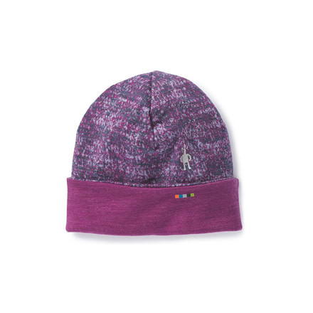 Smartwool Merino 250 Reversible Pattern Cuffed Beanie-Youth Unisex, Meadow Mauve H, Medium, SW018019A11-SM