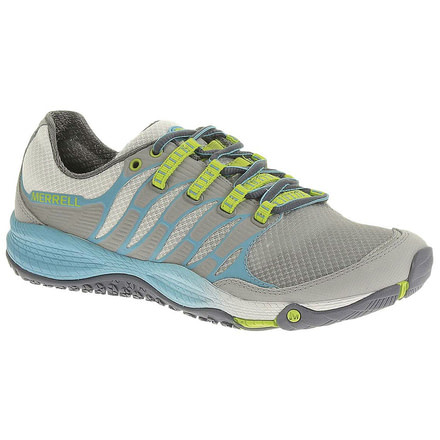 Merrell All Out Fuse Trail Running Shoe - Women's-Sleet/Lime-Medium-8.5 US