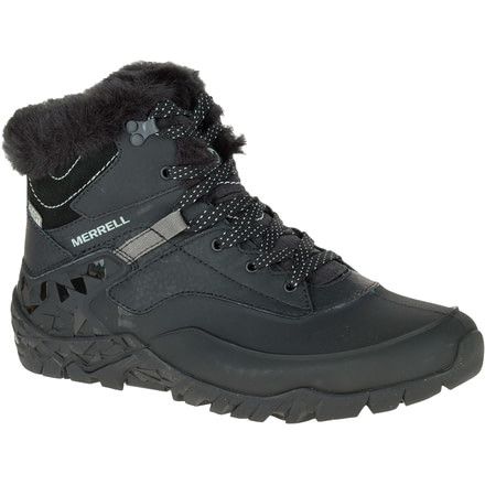 Merrell Aurora 6 Ice Waterproof Hiking Boot - Women's-Black-Medium-6