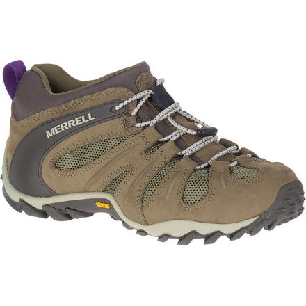 Merrell Cham 8 Stretch Hiking Shoes - Womens, Olive, 7 US, J033350-07.0