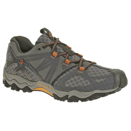 Merrell Grassbow Air Hiking Shoe - Men's-Dark Grey/Orange-Medium-8 US