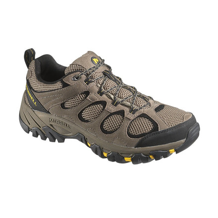 Merrell Hilltop Ventilator Hiking Shoe - Men's-Bungee/Old Gold-Medium-8 US