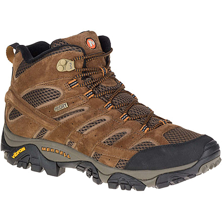 Merrell Moab 2 Mid Waterproof Hiking Boots - Mens, Earth, 9.5, Medium, J06051-9.5