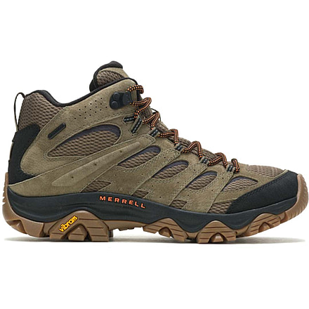 Merrell Moab 3 Mid Waterproof Shoes - Mens, Olive/Gum, 10 US, J036549-10.0