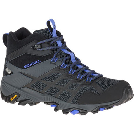 Merrell Moab FST 2 Mid Waterproof Hiking Boots - Women's, Black/Granite, 6.5, Medium, J77518-6.5