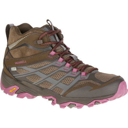 Merrell Moab FST Mid Waterproof Hiking Boot - Women's-Boulder-Medium-6.5