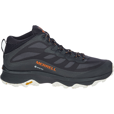 Merrell Moab Speed Mid GORE-TEX Hiking Shoes - Mens, Black, 11.5, J135409-115